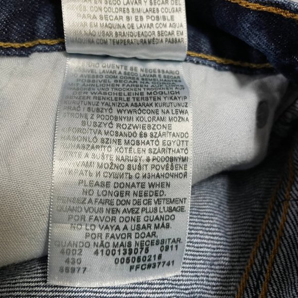 Levi's 505 Men's Blue Jeans Size W38 L29 Pockets - Picture 13 of 15